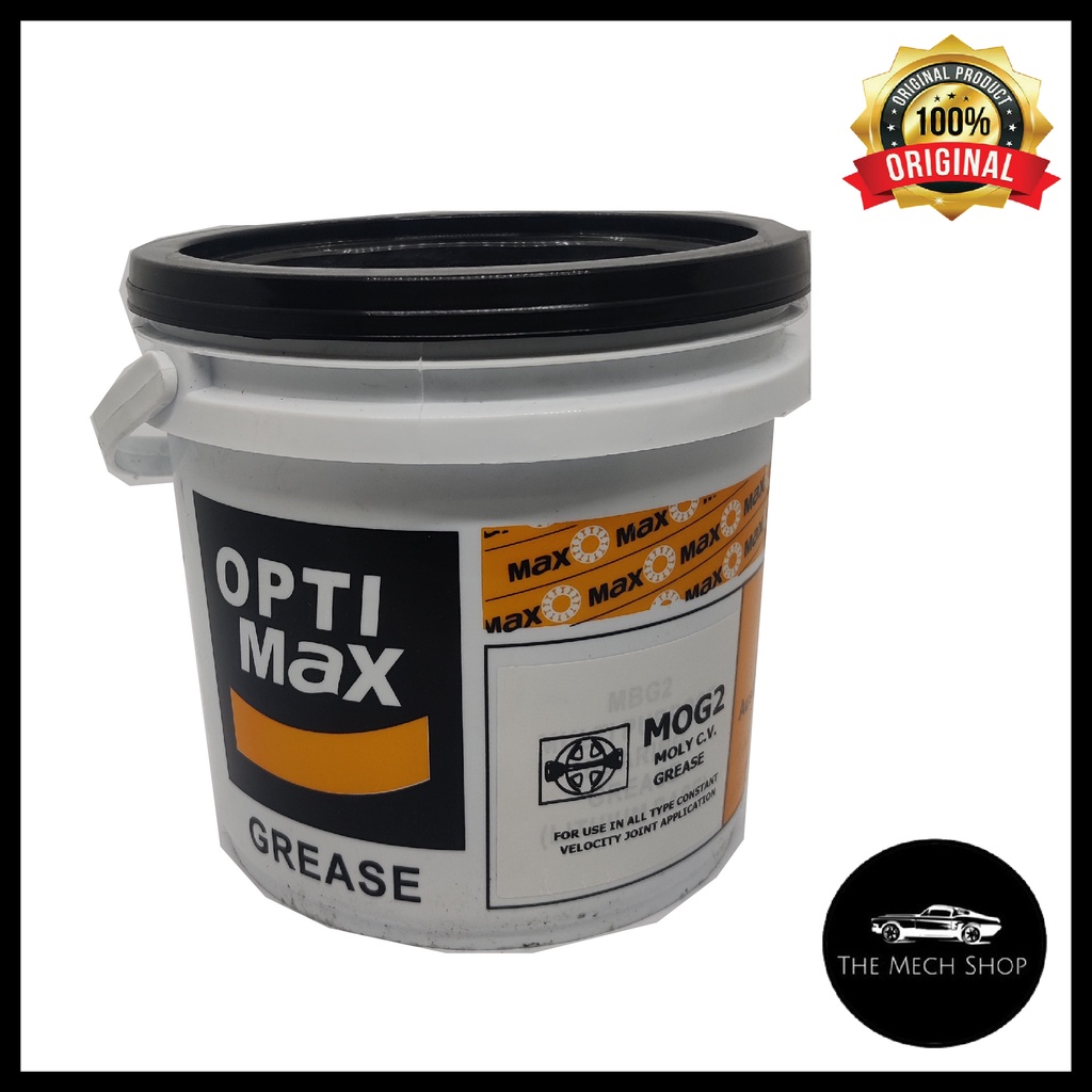 Optimax Molybdenum MOLY2 CV Joint Drive Shaft Grease 2kg (Black) MOG2