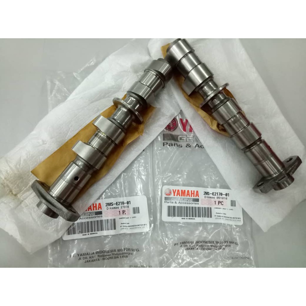 R3 YZFR3 R3 CAMSHAFT ASSY 1 & 2 1SET (ORIGINal100YAMAHA) HEAD CAM INTAKE 2MSE217000 EXHAUST