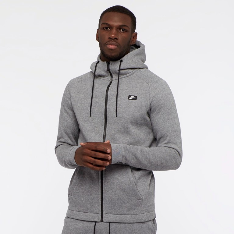 Grey nike modern outlet hoodie