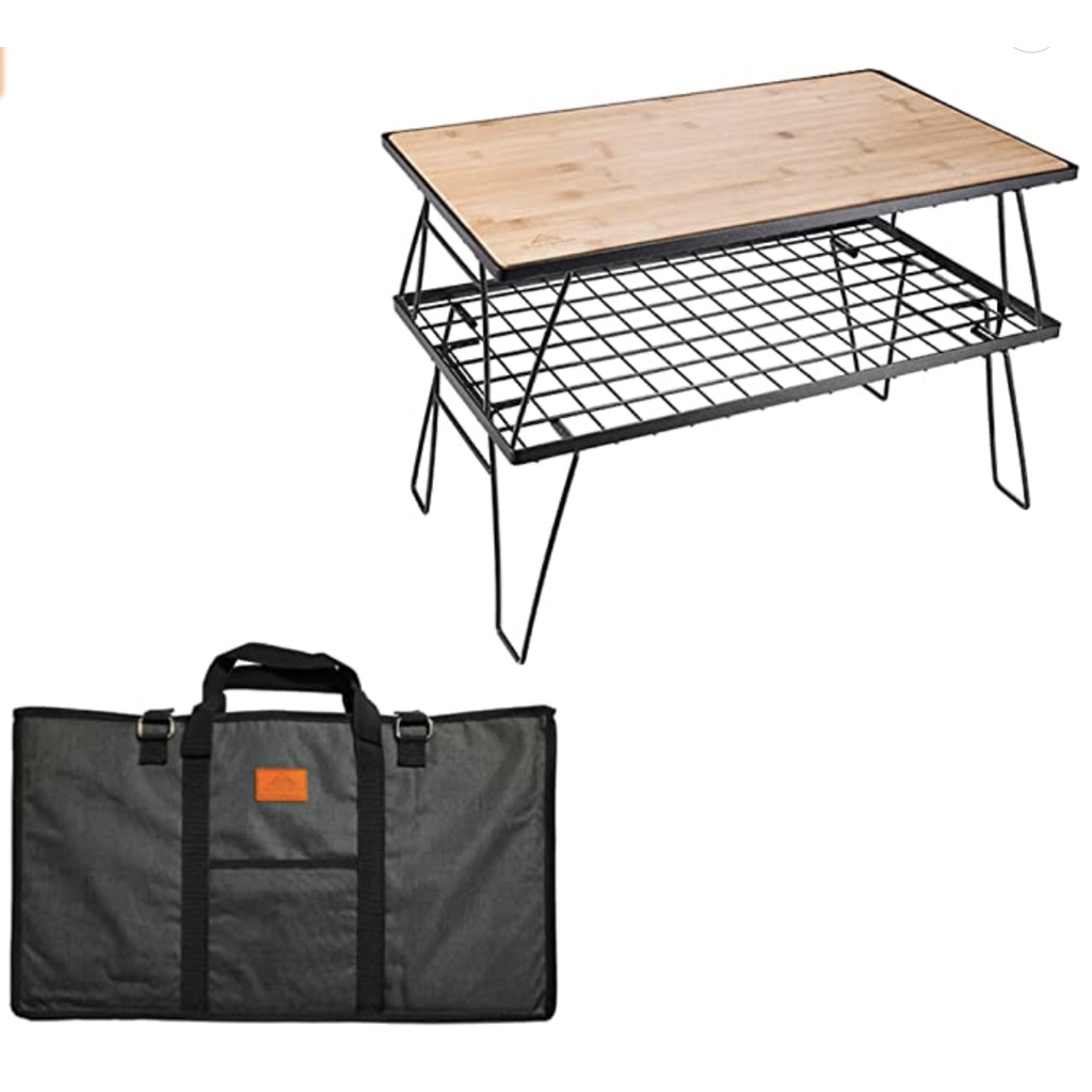 Campingmoon T-230-2TP Steel Field rack SET / Foldable Multipurpose ...
