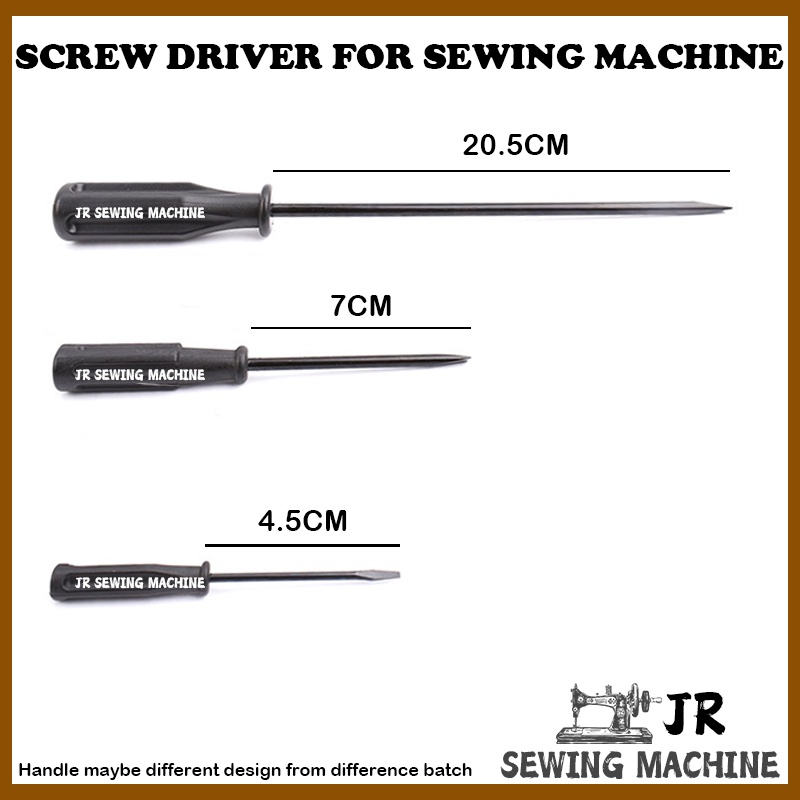 Screw drivers for sewing machine / Screw drivers untuk mesin jahit