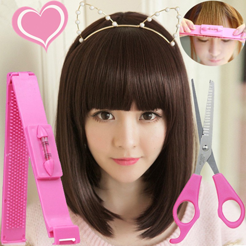 Hair cutter Scissor Hair Trimmer Fringe Cut Tools Hair Cutting Level