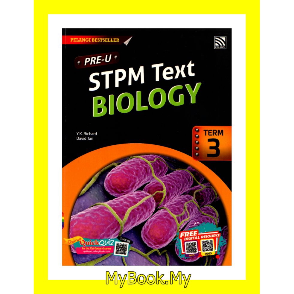 MyB Buku : PRA-U Teks STPM Biology - Penggal 3 (Pelangi) | Shopee Malaysia