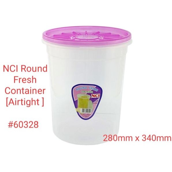 [NCI] 60328 (28CM) Round Tall Container / Multipurpose Container/ Bekas ...