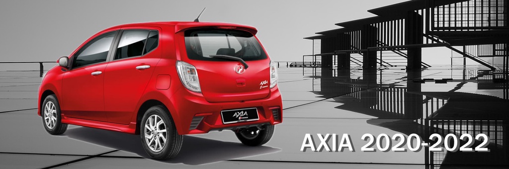 Modish Perodua Axia 2020-2022 Rear Bumper Garnish Rear Skirting Bumper ...
