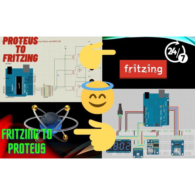Fritzing TinkerCad to PCB Design Layout Shopee Malaysia