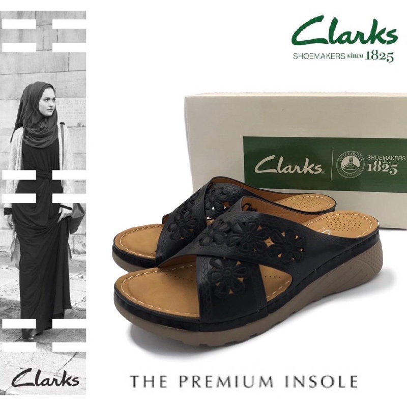 Clarks comfort wedges deals