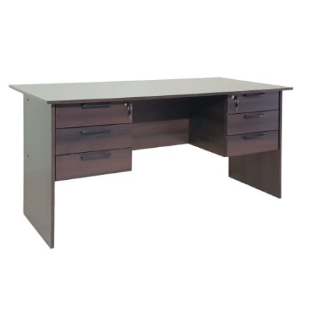 [Ready Stock] 5' Office Writing Study Table Desk + 2 Side Lockable ...