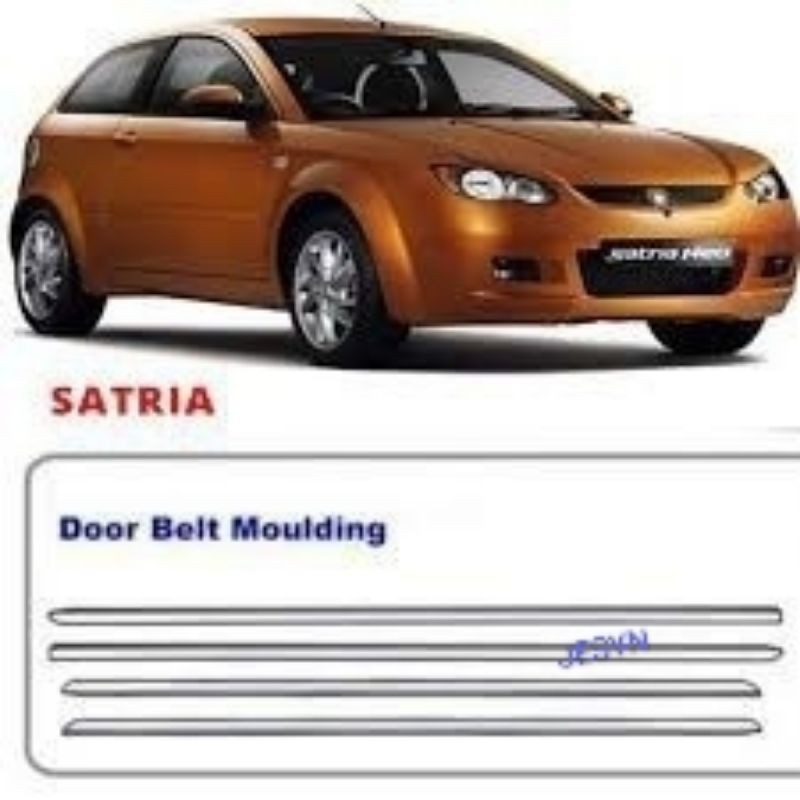 PROTON SATRIA NEO DOOR BELT MOULDING CHROME WINDOW TRIM | Shopee Malaysia