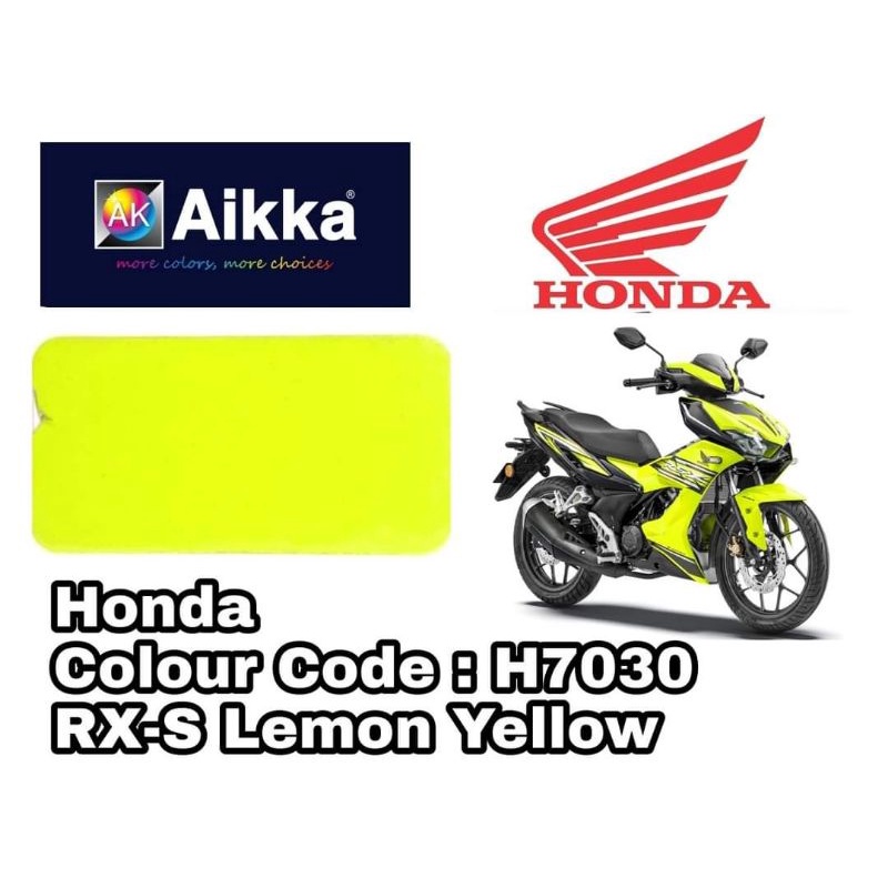 HONDA H7030 RXS LEMON YELLOW Aikka Motor Colour Shopee Malaysia