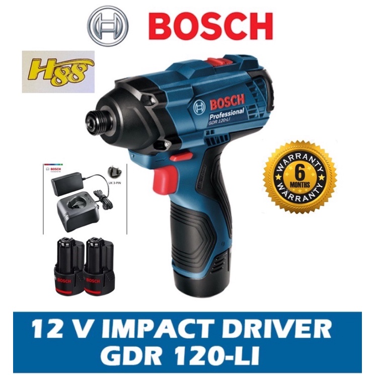 BOSCH GDR 120LI CORDLESS IMPACT DRIVER Shopee Malaysia