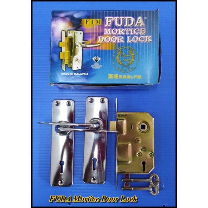 [100% ORIGINAL] FUDA HEAVY DUTY MORTICE DOOR LOCK (2-LEVER & 3-LEVER ...