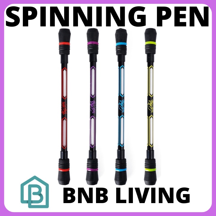 Pen Spinning Pen Balance pen Black Gel Pen 0.5mm Rotary Pen Student ...