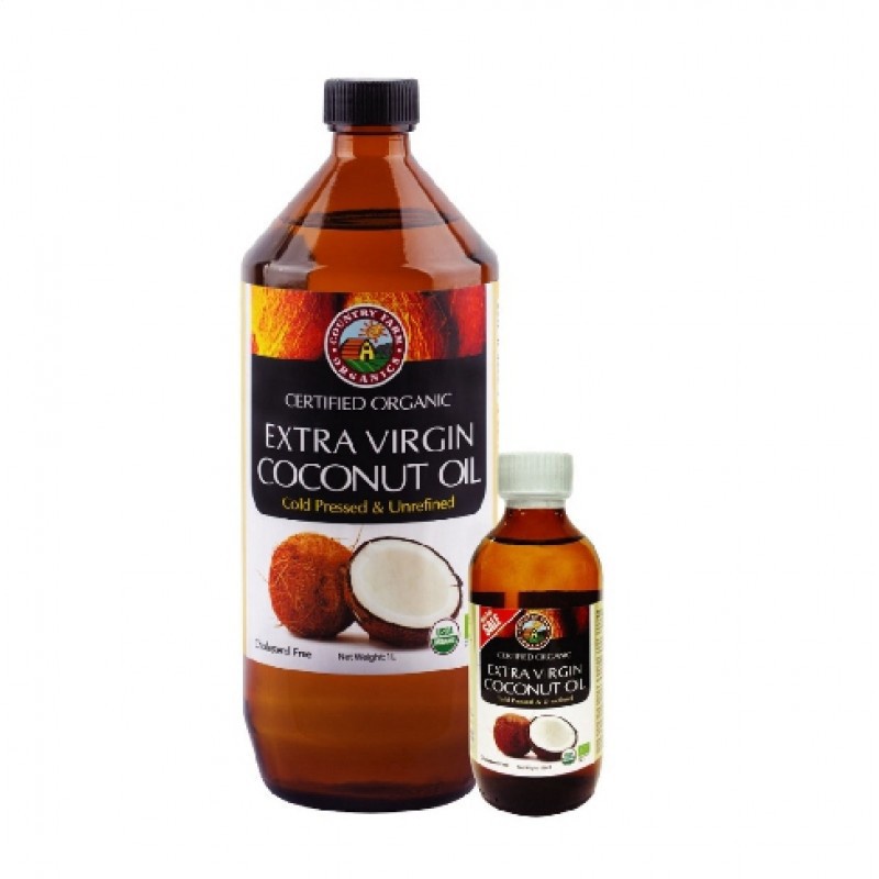 Country Farm Certified Organic Extra Virgin Coconut Oil 1L Shopee