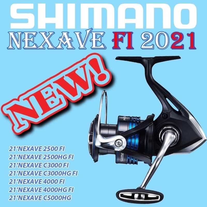 Shimano Nexave FI 2021 / Spinning Reel / Fishing Reel