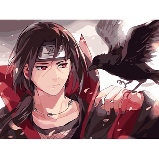 Aesthetic Sarada Uchiha From Naruto Paint By Numbers - PBN Canvas