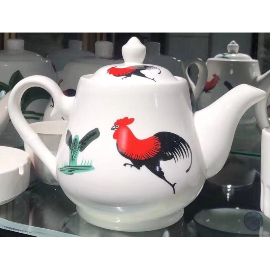 Chinese Traditional Ceramic Teapot Chicken Design Chinese Tea Pot