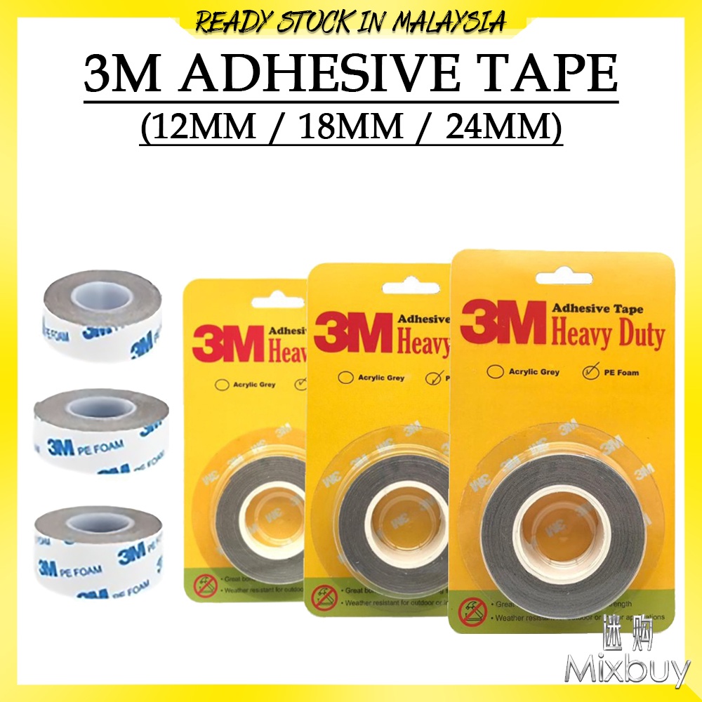 3M ADHESIVE TAPE / DOUBLE SIDE FORM TAPE HEAVY DUTY | Shopee Malaysia