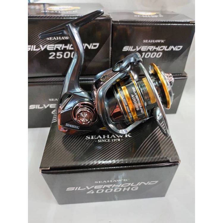 SEAHAWK SILVERHOUND SPINNING REEL | Shopee Malaysia