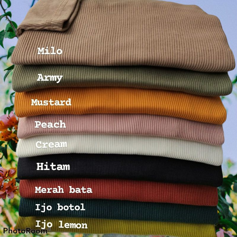 PREMIUM RIB T-SHIRTS 2x1/ LONG SLEEVED T-SHIRTS | Shopee Malaysia