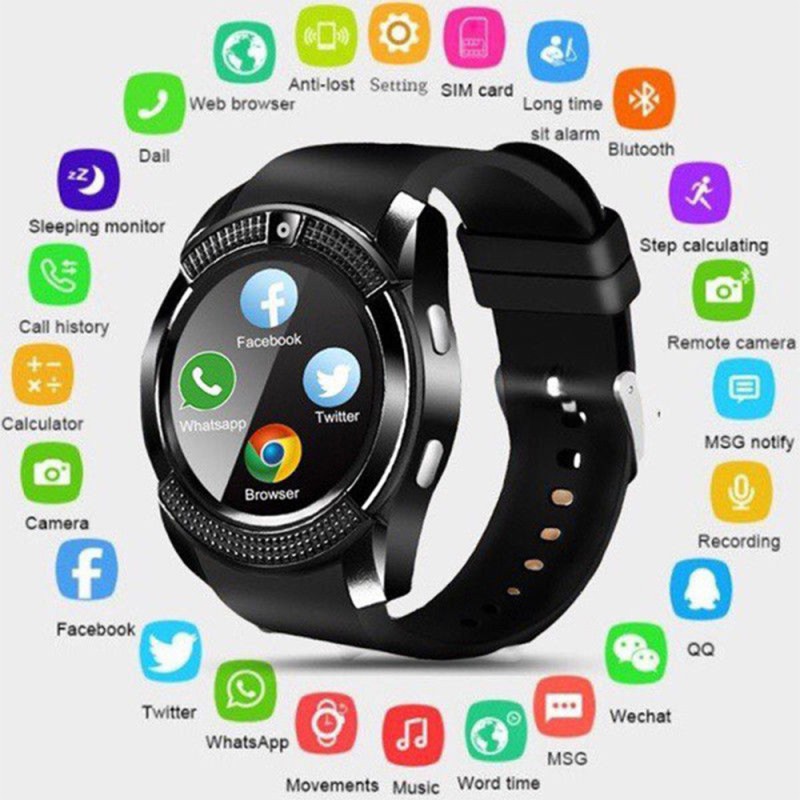 Reloj inteligente con whatsapp y camara hot sale