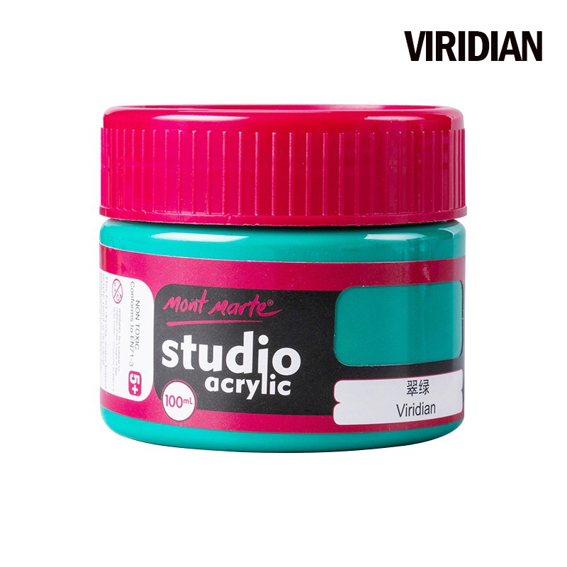 Mont Marte Studio Acrylic Paint Cat Arkilik Nontoxic Paint Waterproof