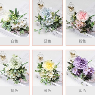 36 Pieces Artificial Baby Breath Flowers Foam Berry Spike Mini Fake Vanilla  Flower Faux Bouquet For Wedding Party Indoor Outside Hanging Home Decorati