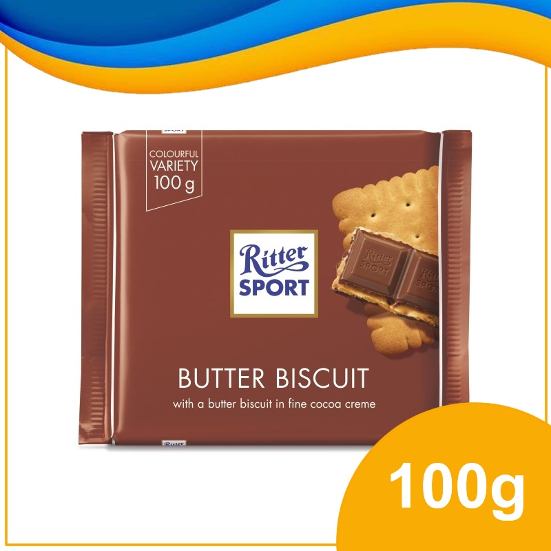 Ritter Sport Butter Biscuit, 100g (Exp 25 SEPTEMBER 2024) Shopee Malaysia