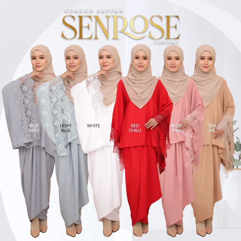 | TUNIK | Kurung Kaftan Sensore & Kain Instant Pario ( Raya 2022 ...