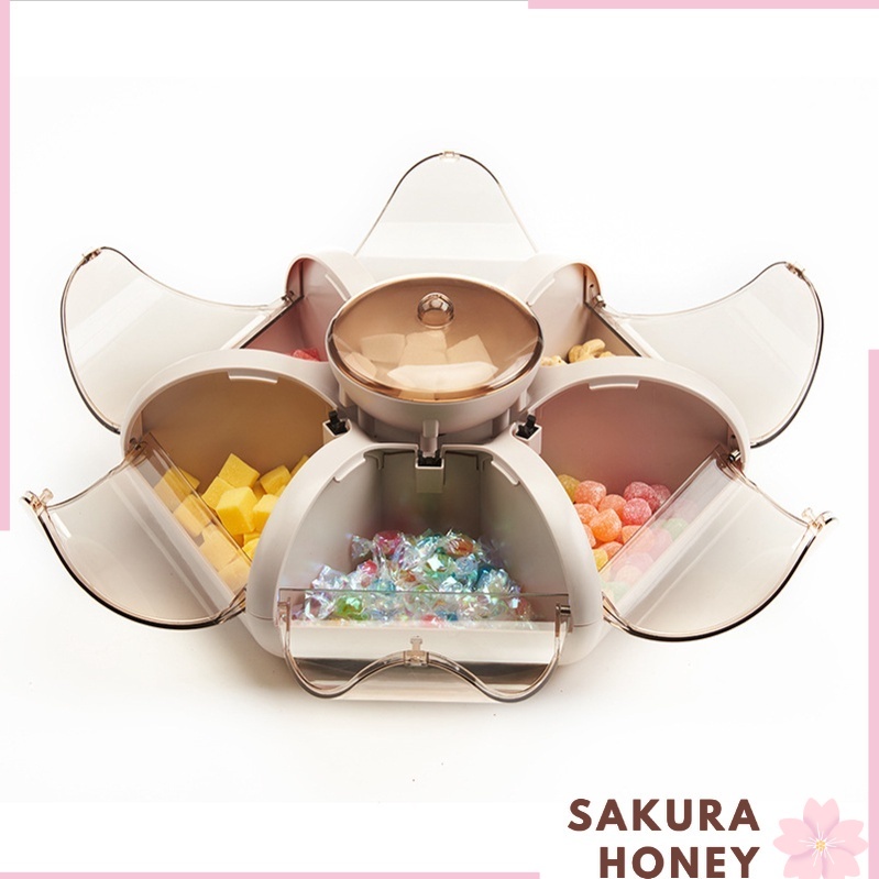 Bekas Kuih Raya 7 SLOT CANDY STORAGE BOX Snack Compartment Fruit Box ...