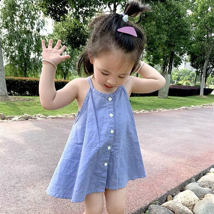 Little girl best sale suspender dress