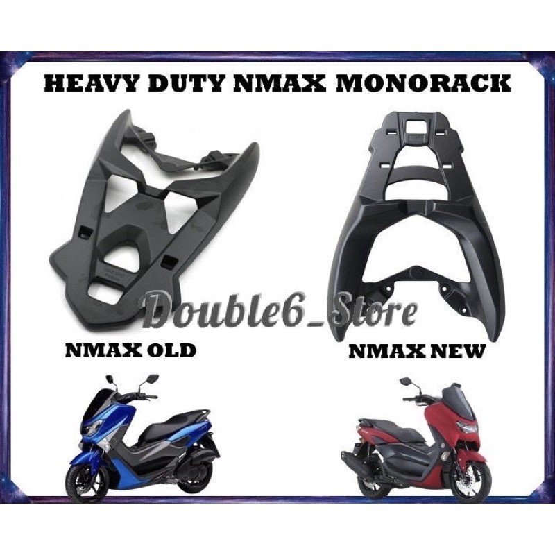 Yamaha NMAX 155 V1 V2 NMAX155 MONORACK Top Rack Bracket Box Kotak ...