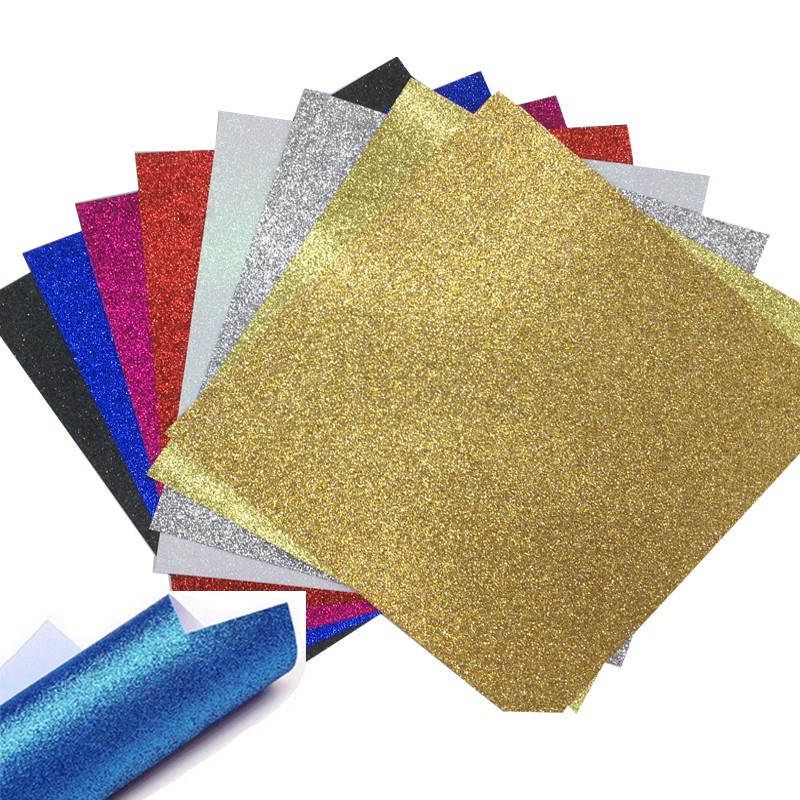 Glitter Paper 10-sheets 12x12inch Crafts Spark Cardstock DIY Decoration ...