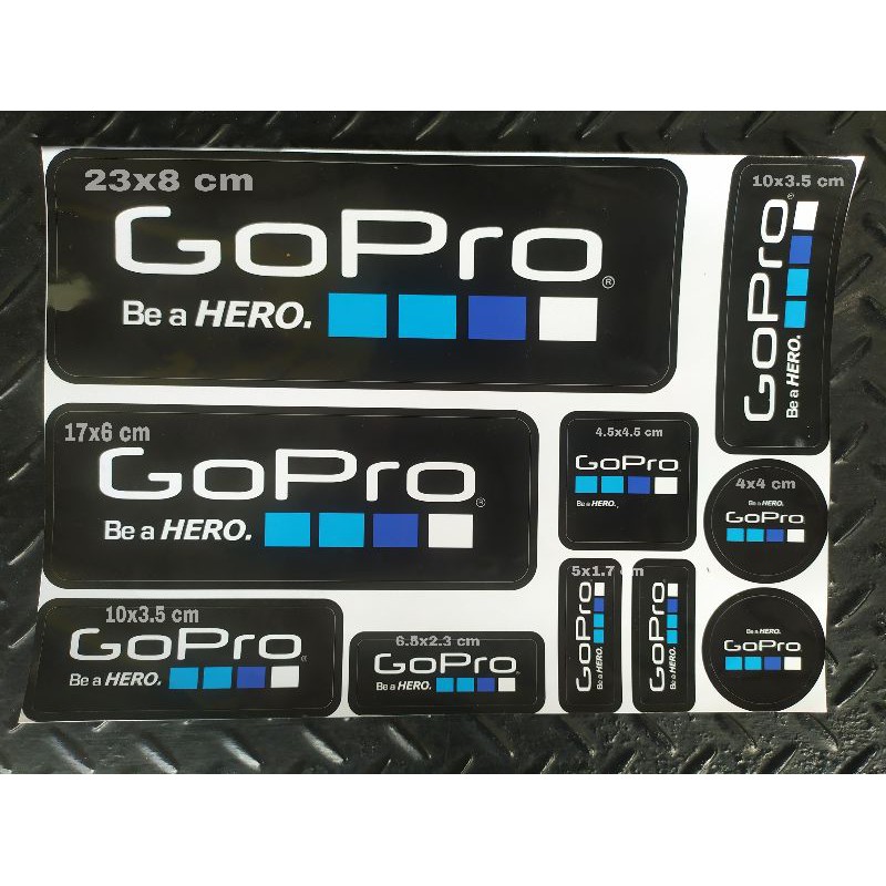 GoPro Sticker Kit Sticker Set | Shopee Malaysia
