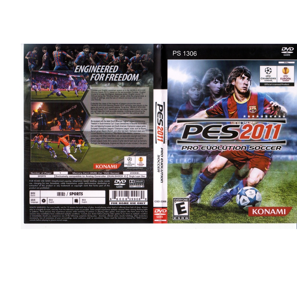 Ps2 Game Collection Pes 2011 (cd Version) 