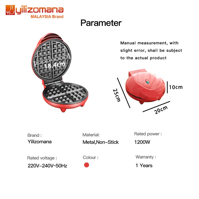 🔥Available mini wafer maker pancake maker bread maker wafer maker