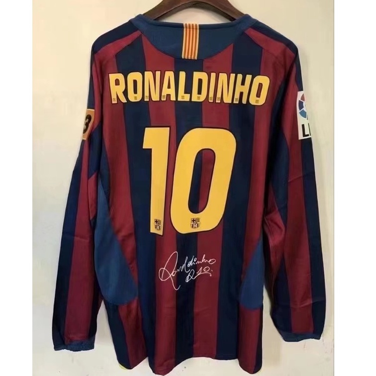 Ronaldo Sweater Kids Retro Barcelona Shirt Champions League Final