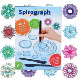 Spiral Artist Ruler Classical Drawing toys Spirograph Ruler with Gears  Drawing Gift for kids promotional toys