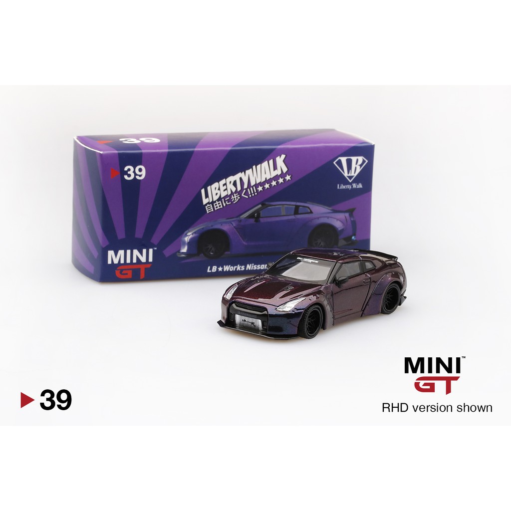 MINI GT LB☆WORKS Nissan GT-R (R35) Magic Purple | Shopee Malaysia