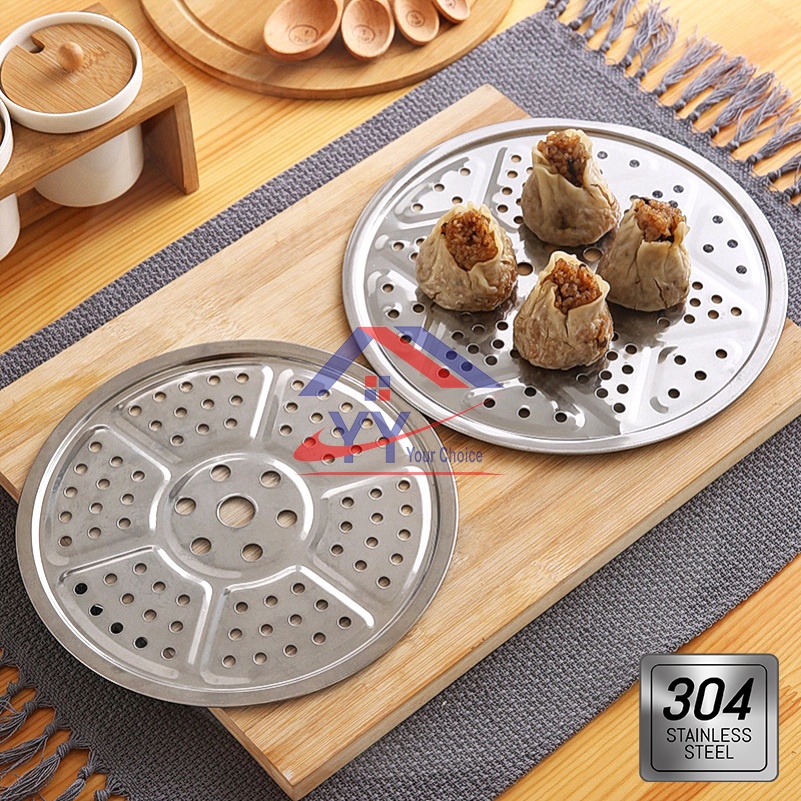 SUS304 Stainless Steel Steamer Plate Steaming Tray/Hidangan Kukus/Steam ...