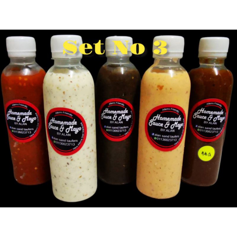 Atkins Diet Homemade Sauce & Mayo sugarfree set no 3 by alan (lulus