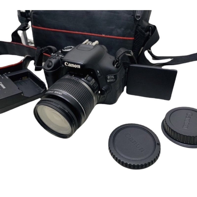 canon eos 600D with 1855mm lens dslr camera (used) good condition