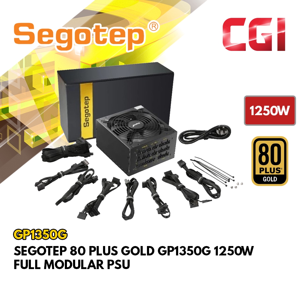 Segotep 80 Plus Gold GP1350G 1250W Full Modular PSU | Shopee Malaysia