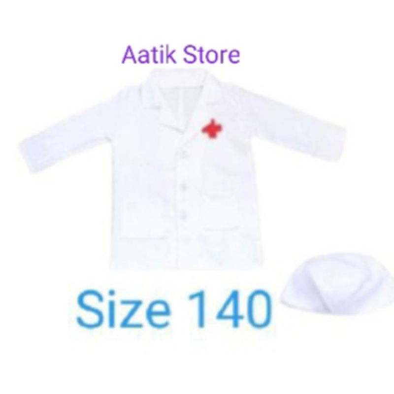 Baju Doktor KanakKanak Costume Doctor Kids Coat Uniform Budak Lab Graduation Baju Pekerjaan
