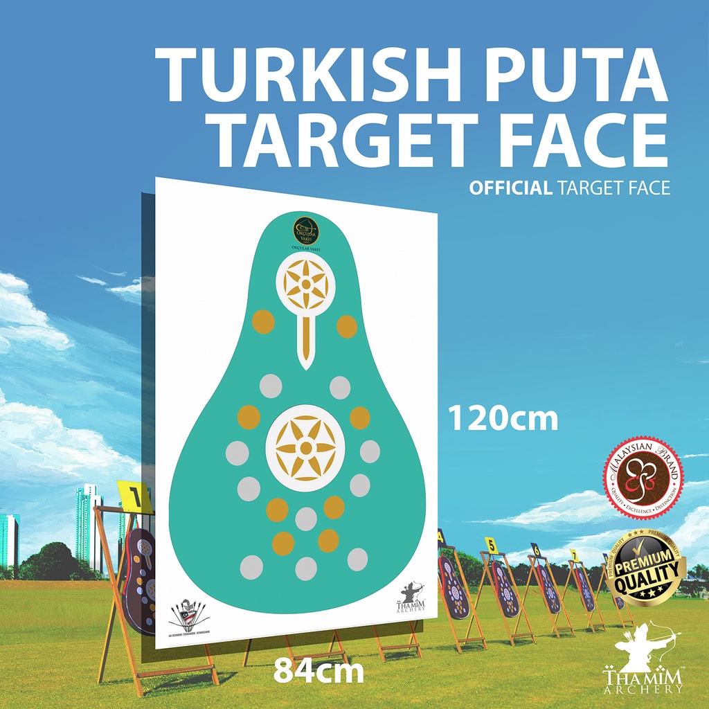 OFFICIAL Turkish Puta Target Face | Shopee Malaysia