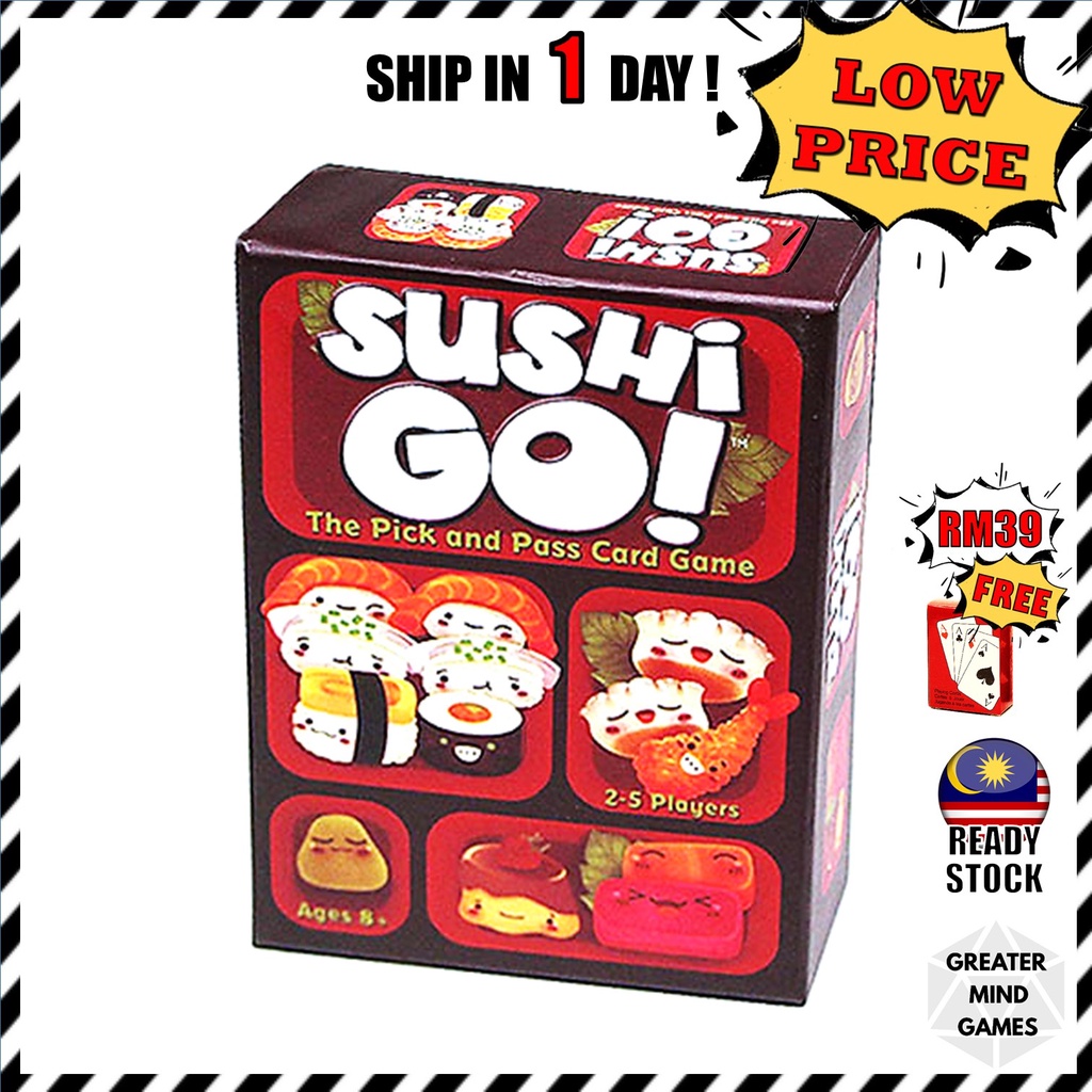 Sushi Go Card Games Board Games for Kids Family Game Adult Games Children  Party Game Sushi Go! Monopoly Cluedo Uno