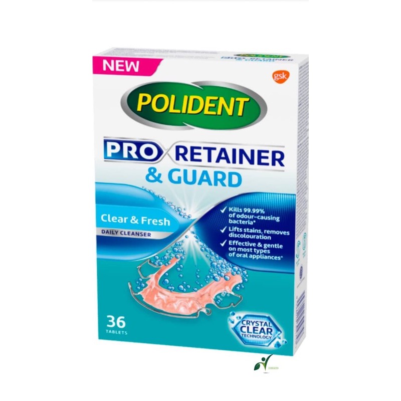 Polident Pro Retainer & Guard 36’s | Shopee Malaysia