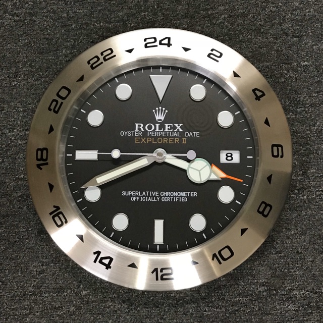 Rolex explorer wall clearance clock