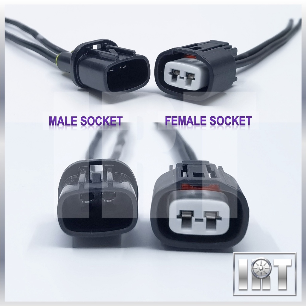 2 Pin ABS Sensor Rear Wheel Bearing Socket Myvi Perodua Soket Kereta ...