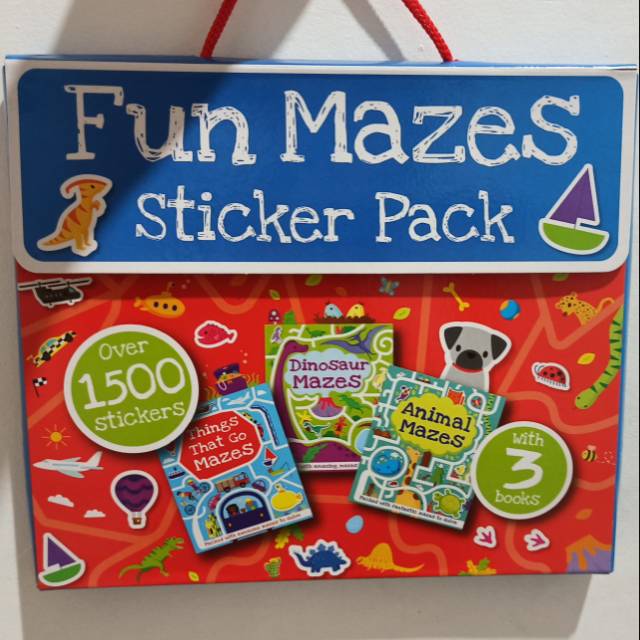 Fun Mazes Sticker Pack | Shopee Malaysia